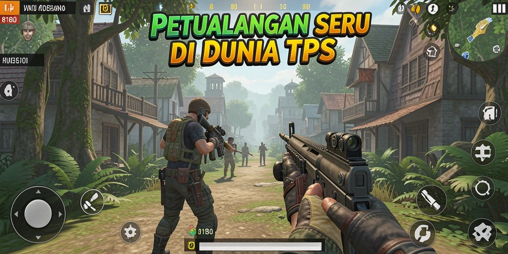 Screenshot dari gameplay TPS yang mendebarkan dan penuh aksi.