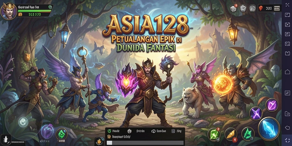 Tampilan gameplay seru ASIA128 dengan aksi RPG yang menarik.