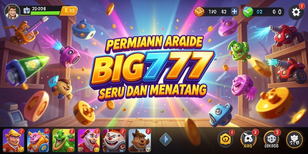 Screenshot dari gameplay seru di BIG777 yang menampilkan aksi Arcade yang mendebarkan.