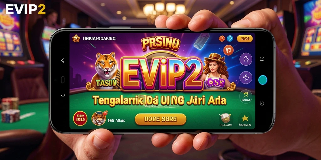 Gameplay menarik EVIP2 dengan desain kasino yang memukau.