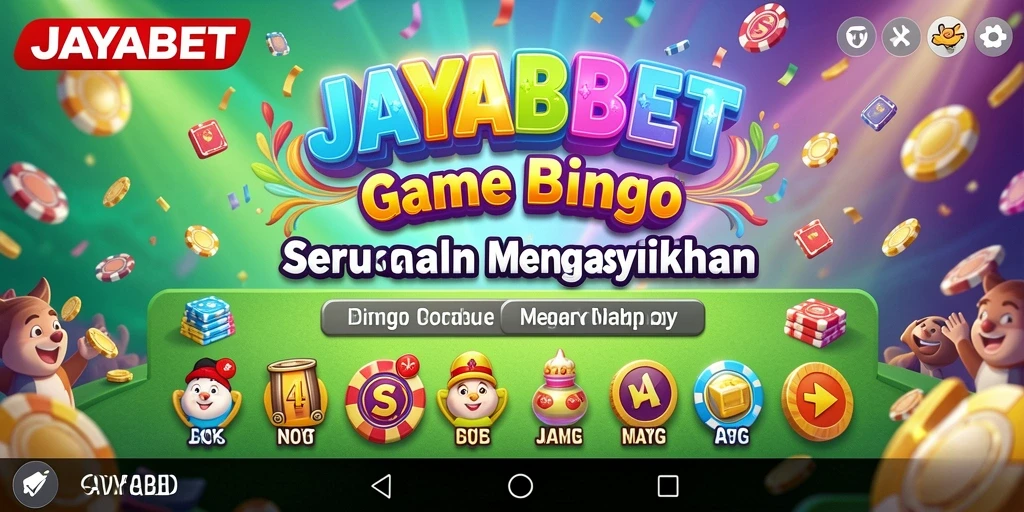 Tampilan menarik saat bermain Bingo di JAYABET.