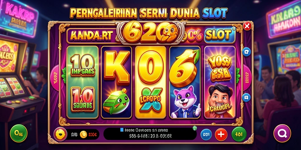 Tampilan utama gameplay KAKRP dengan efek visual yang menawan.