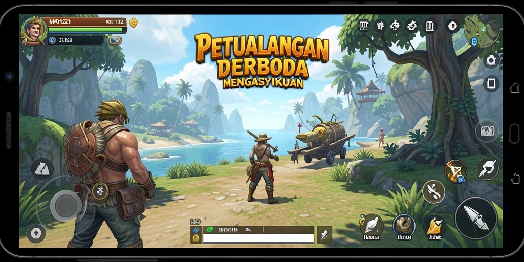 Screenshot gameplay MPO1221 dengan suasana dunia terbuka yang menakjubkan.
