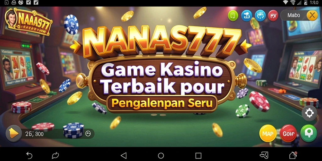 Screenshot gameplay NANAS777 menampilkan suasana kasino yang menarik.