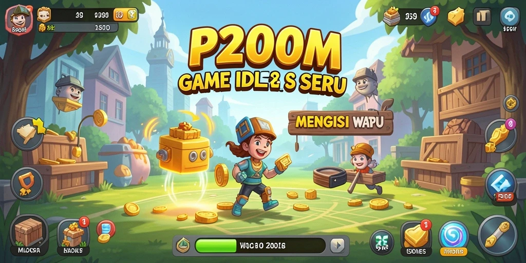 Tampilan gameplay P200M yang menarik dan mudah diakses bagi semua pemain.