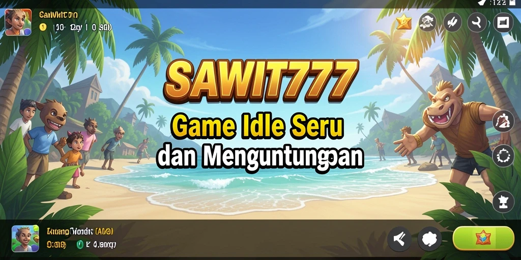 Tampilan gameplay SAWIT777 menampilkan aktivitas memanen yang menarik.