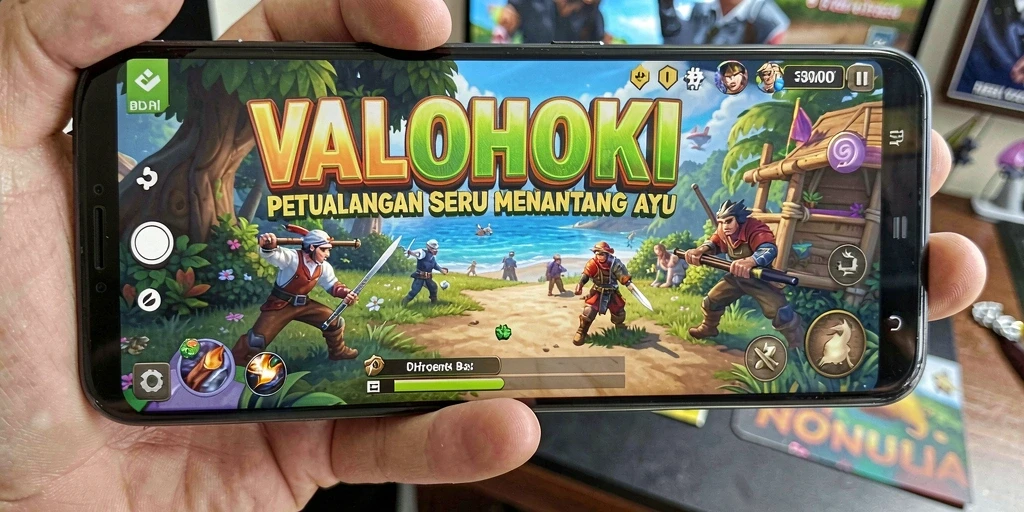 Gameplay VALOHOKI menampilkan aksi petualangan yang memukau dan menegangkan.