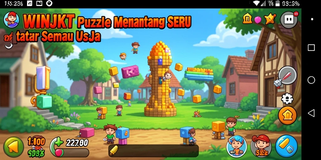Screenshot gameplay WINJKT dengan teka-teki yang menantang.